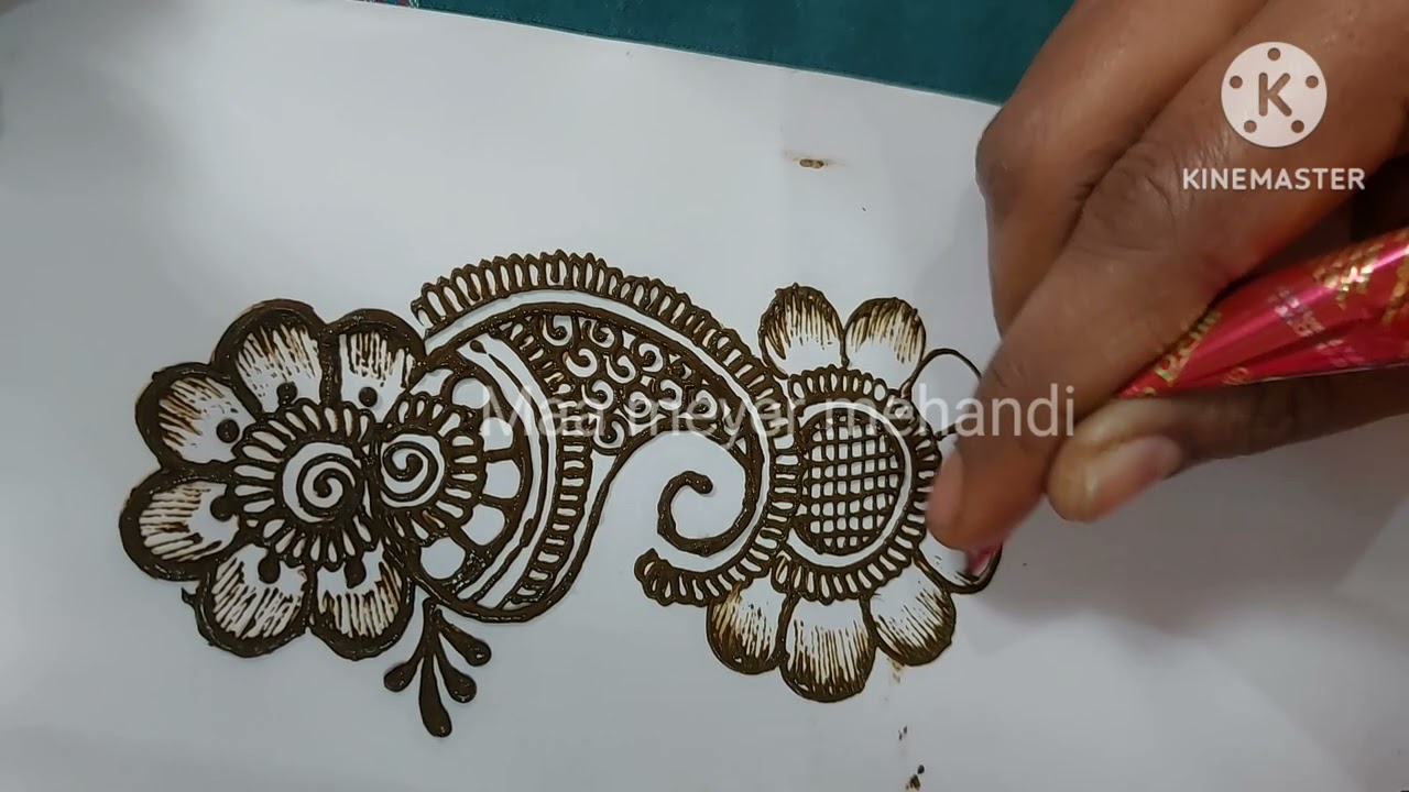 Very beautiful ❤️ bridal mehandi design simple and elegant 