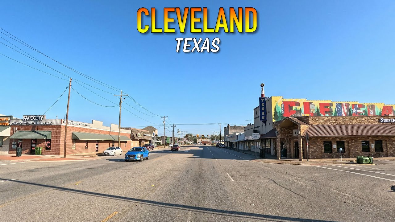 Cleveland Texas Driving Through
