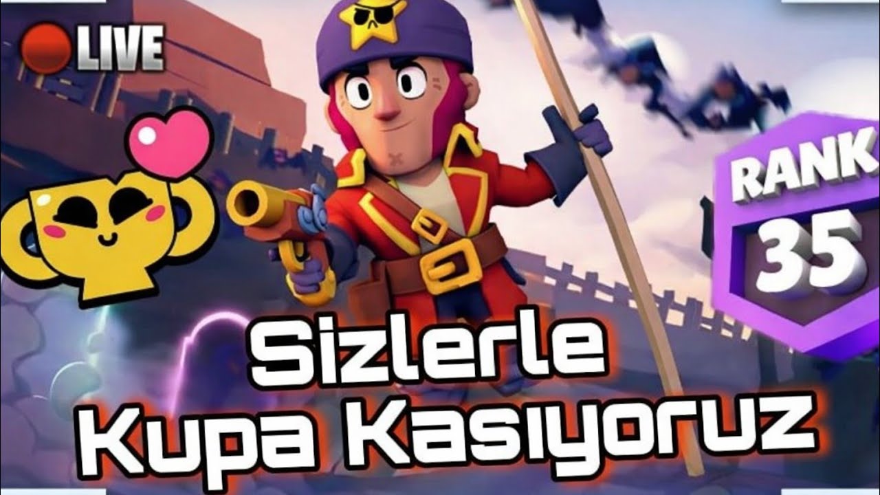 Sizlerle brawlstars oynuyoruz