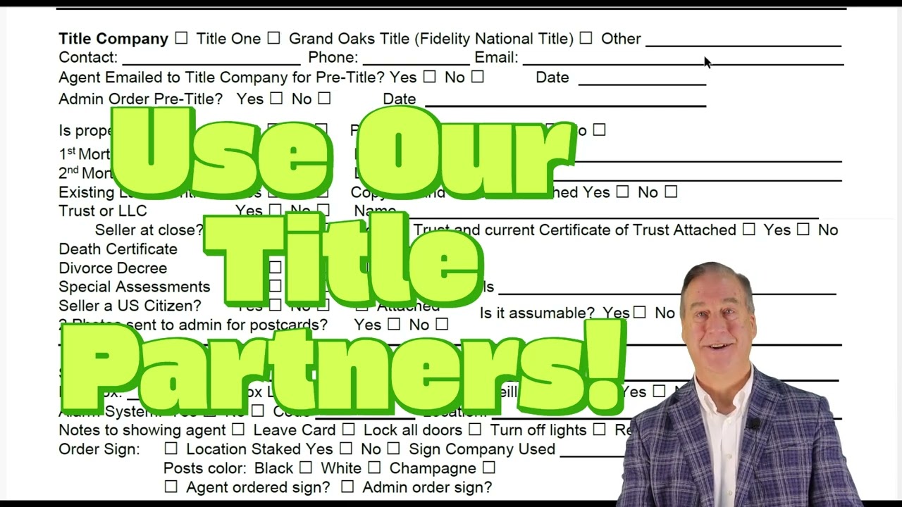 Century 21 Professionals, New Listing Broker Requirement
