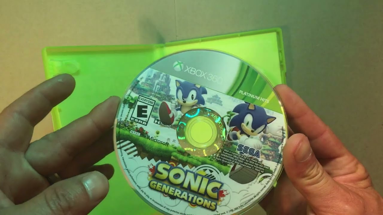 Sonic Generations Platinum Hits sealed unboxing Xbox 360