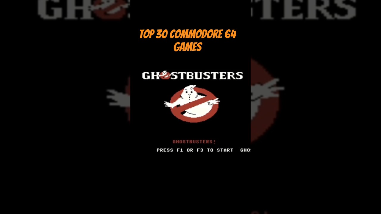 Ghostbusters - Number 21 of top 30 commodore 64 games 