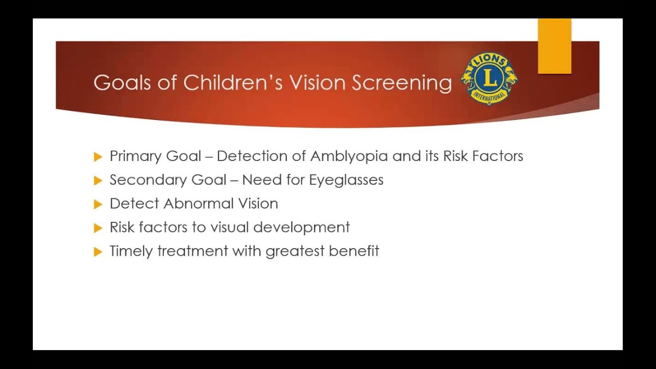 Part 1 - Why Lions KidSight USA