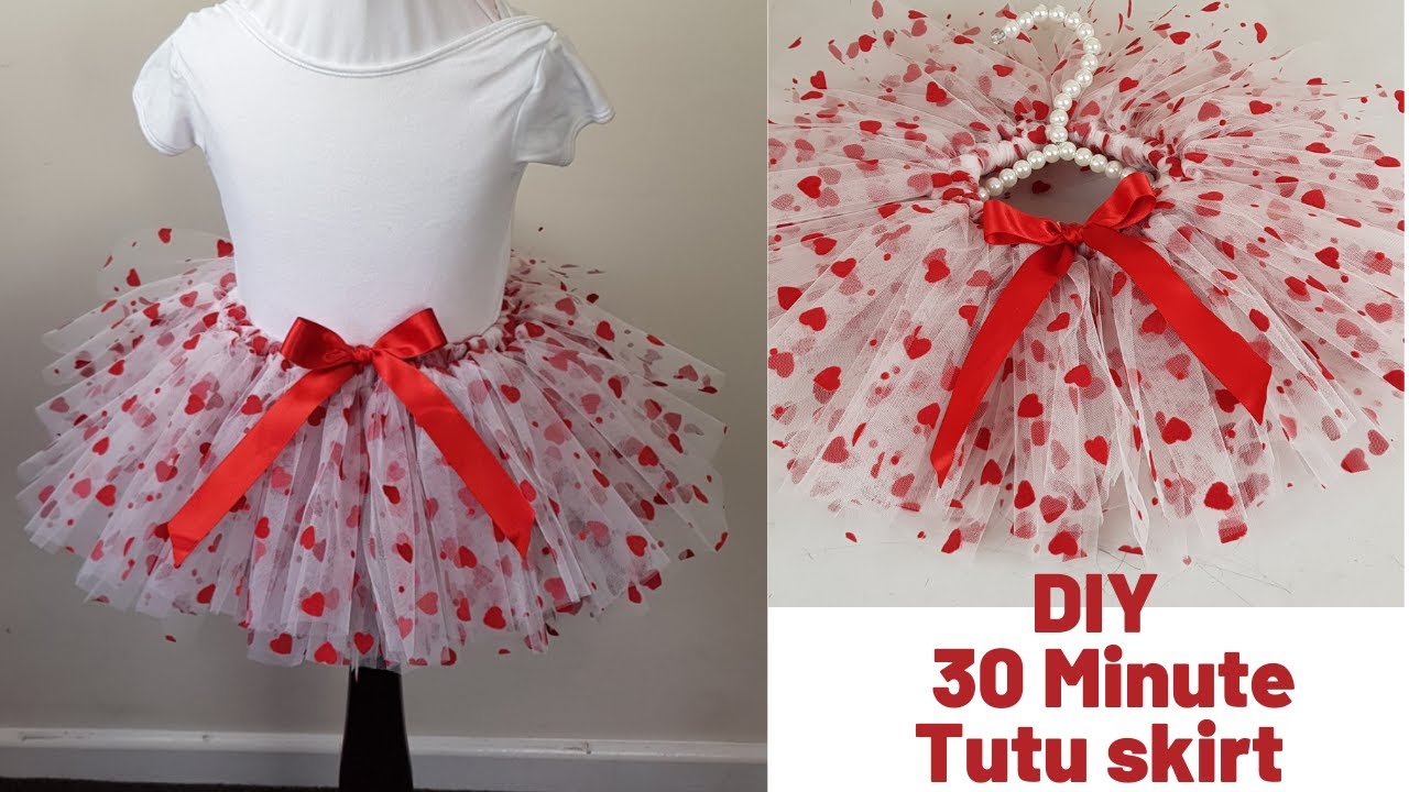 DIY TUTU SKIRT IN 30 MINUTES /How to make a tutu skirt without a sewing machine