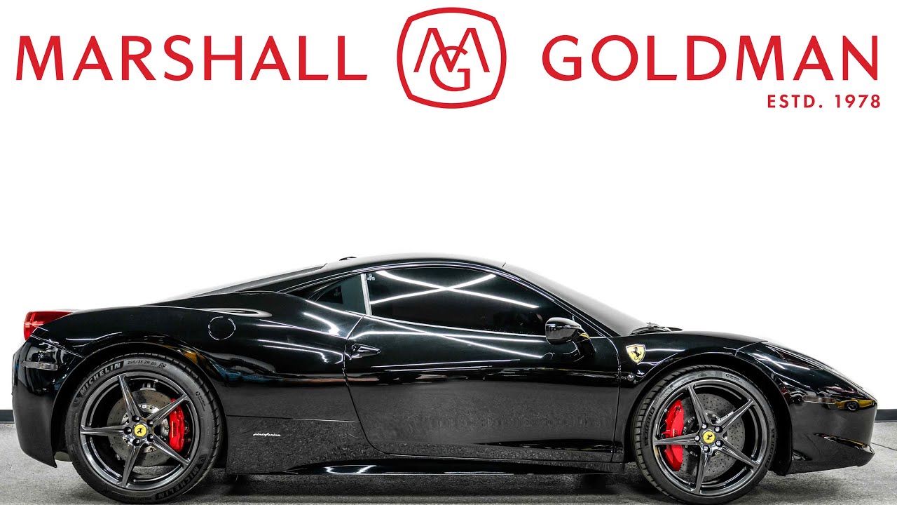 2012 Ferrari 458 Italia in Nero over Nero for sale