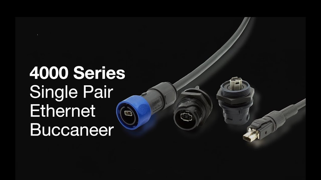 Bulgin 4000 Series Single Pair Ethernet (SPE) Connectors