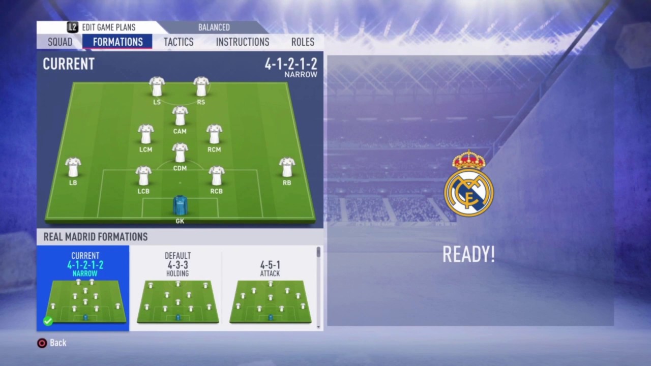 FIFA 19 Real Madrid review - Best formation, Best tactics and instructions