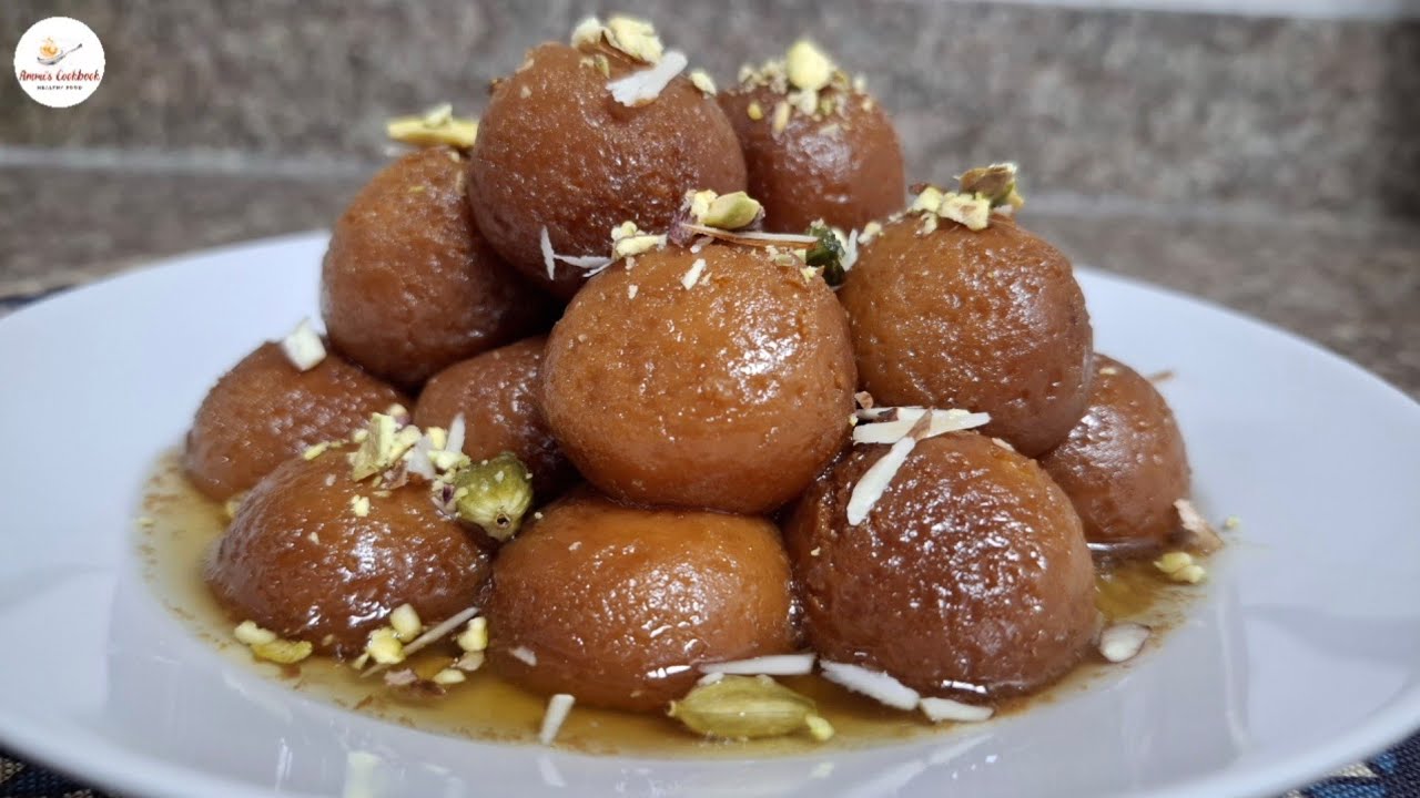 Gulab Jamun Recipe | Easy Homemade Sweet | Soft & Juicy | Ammi's Cookbook