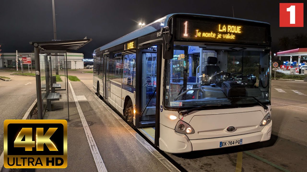 Auxerre - Ligne 1 - direction La Roue