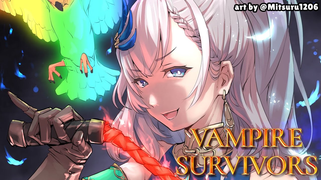【Vampire Survivors】sleepy guerrilla just for an hour i promise【Pavolia Reine/hololiveID 2nd gen】