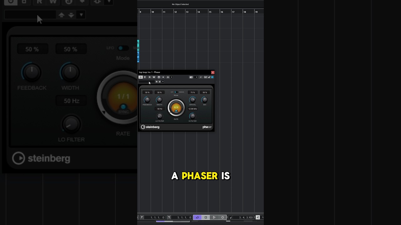 What exactly is a PHASER? #phaser #cubase #cubasetutorial #shorts #youtubeshorts #phaserplugin