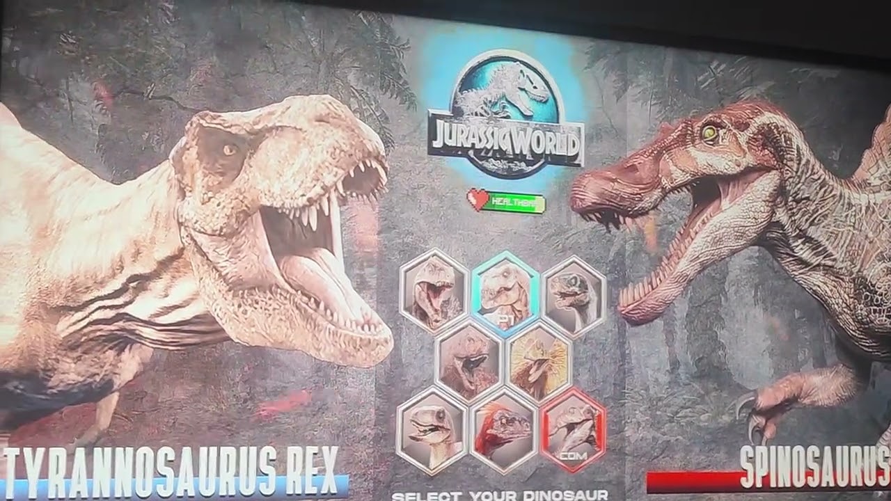 Rexy VS Spinosaurus y raptors