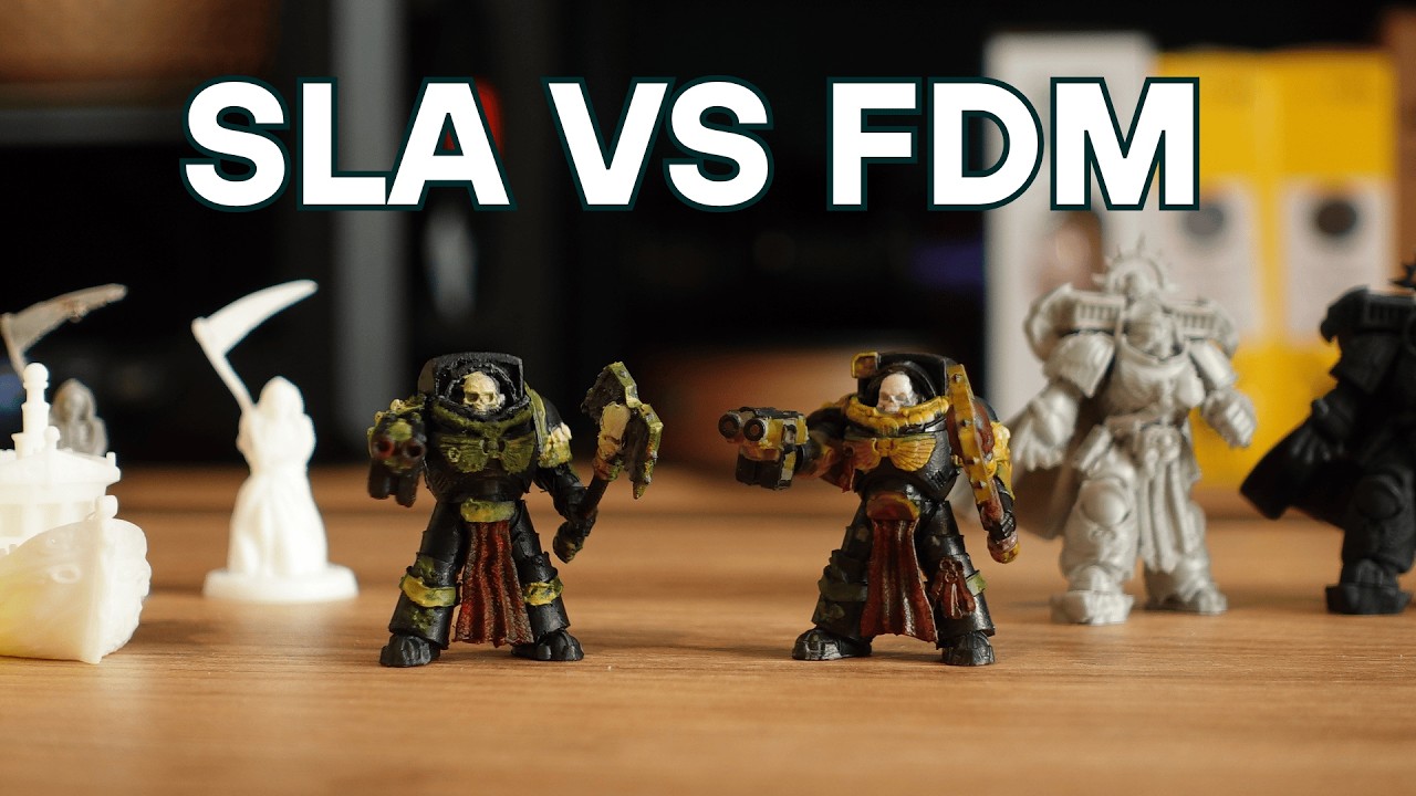 Miniaturki z SLA vs FDM - ostatnie starcie