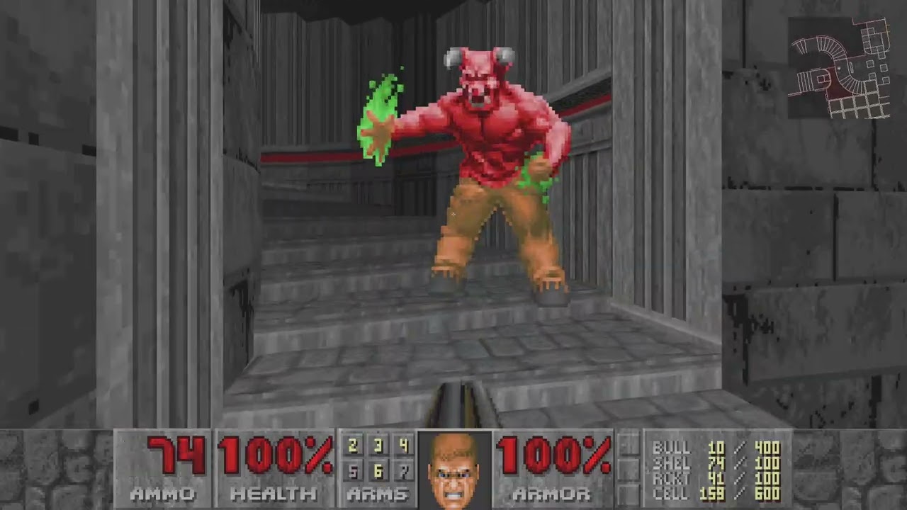 DOOM: Pale Horse - MAP25: PAGAN PROFUNDITY by Softserve - Playthrough, No Commentary