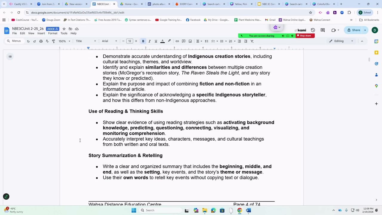 NBE3C Class 11: Lesson 6. KQ 20 and 21