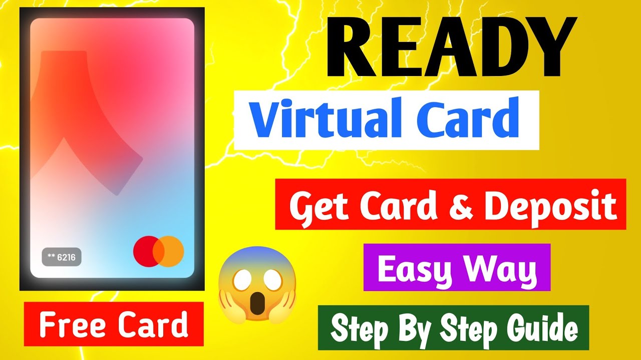 Get Free Ready Virtual Card || Create & Deposit Easily || Full Step-by-Step (Bangla) ✅ 