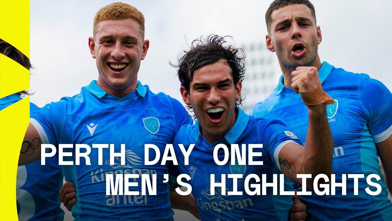 Uruguay light up Perth 🚨 | HSBC SVNS Perth 2025 | Day One Men's Highlights