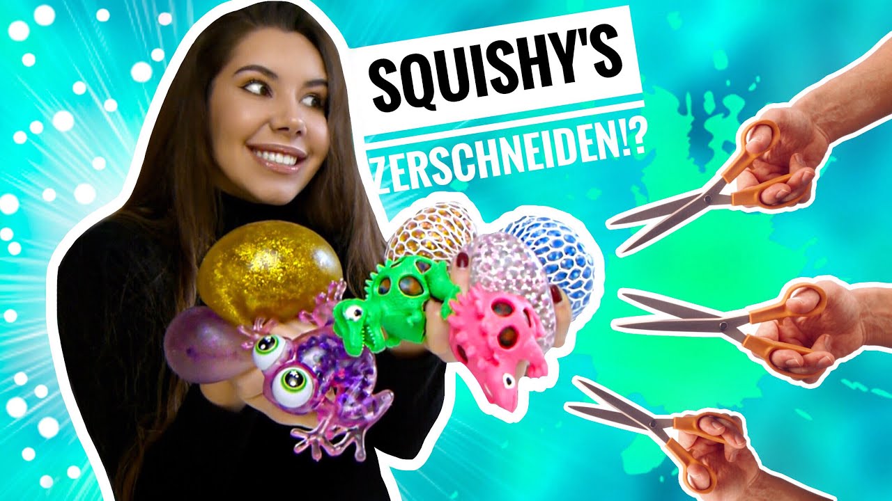 ANTI-STRESSBÄLLE zerschneiden! - Was ist drin?! | Valeria Greb