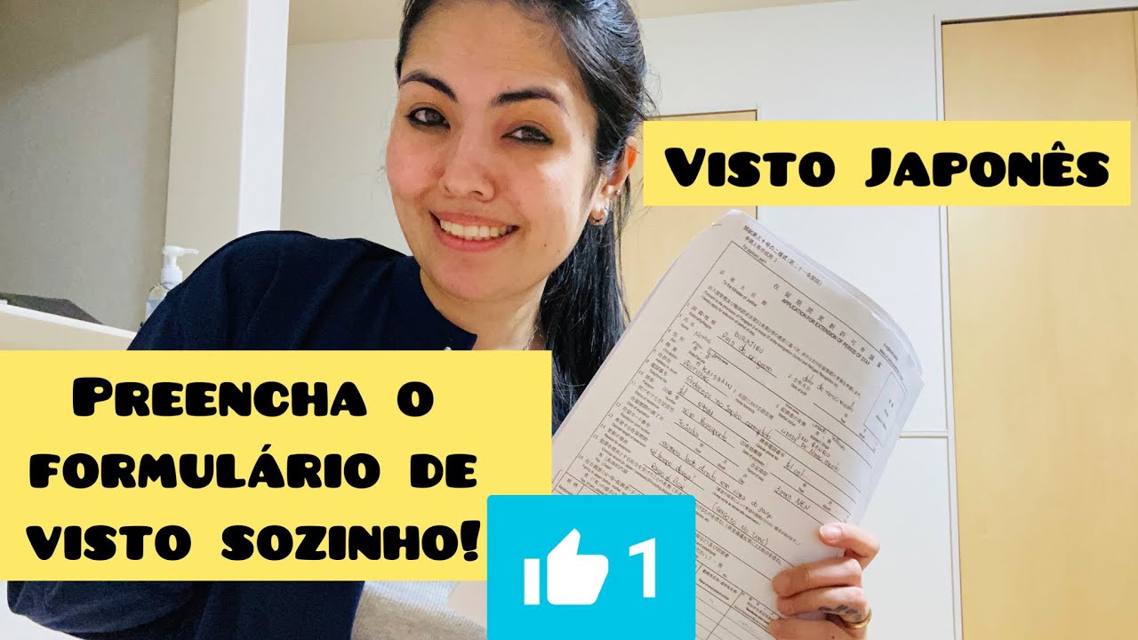 Como preencher o formulário de renovação do visto japonês | Sansei casada com filhos