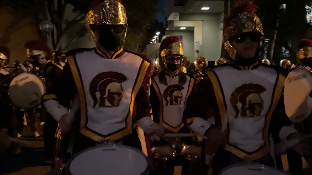 USC Band BYU 2021 Heritage Hall Warm Up Front Row inc Drums Only 11/27/21