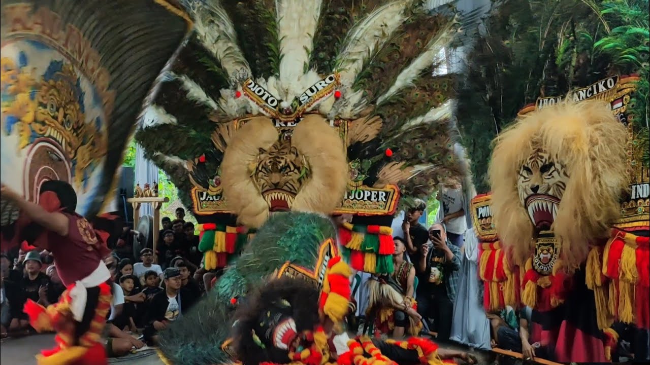 MERINDING KEPALA HITAM❗BARONGAN REOG PONOROGO TERBESAR GEGERKAN DESA TANJUNGSARI KRAJAN 2 JENANGAN