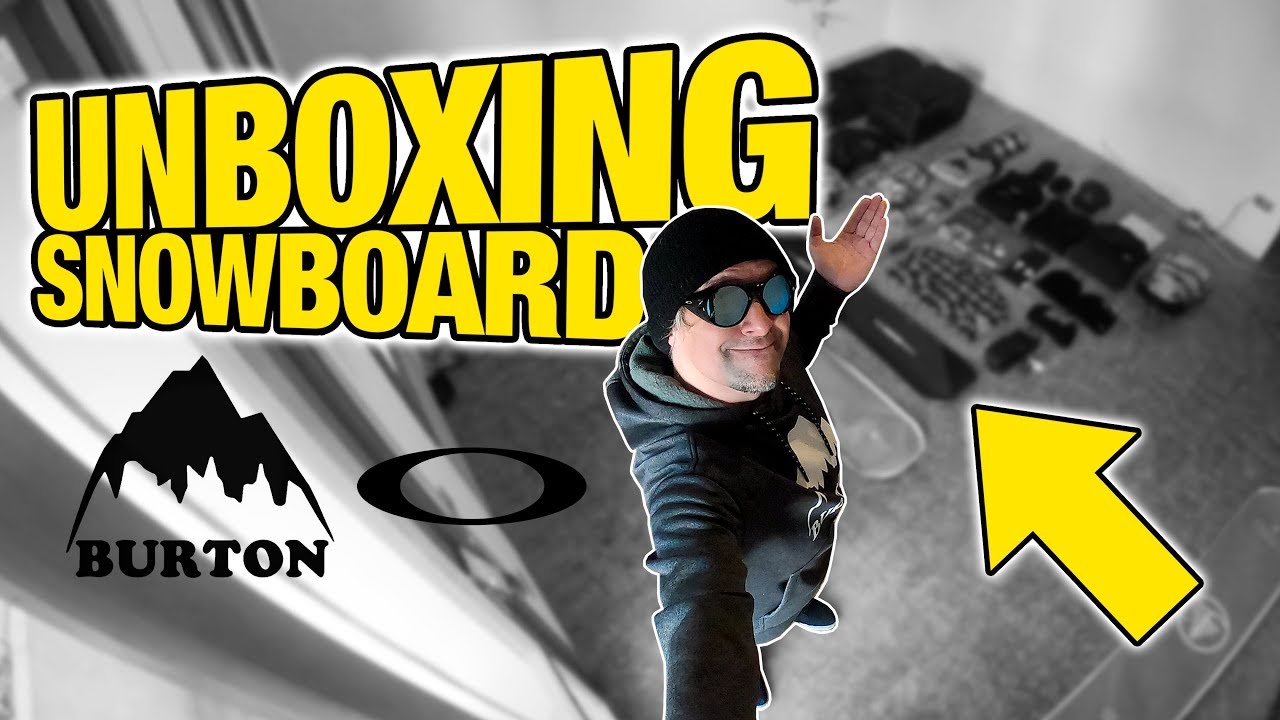 MEGA UNBOXING *POV* attrezzatura SNOWBOARD! 🏂 Burton / Oakley 2019*2020