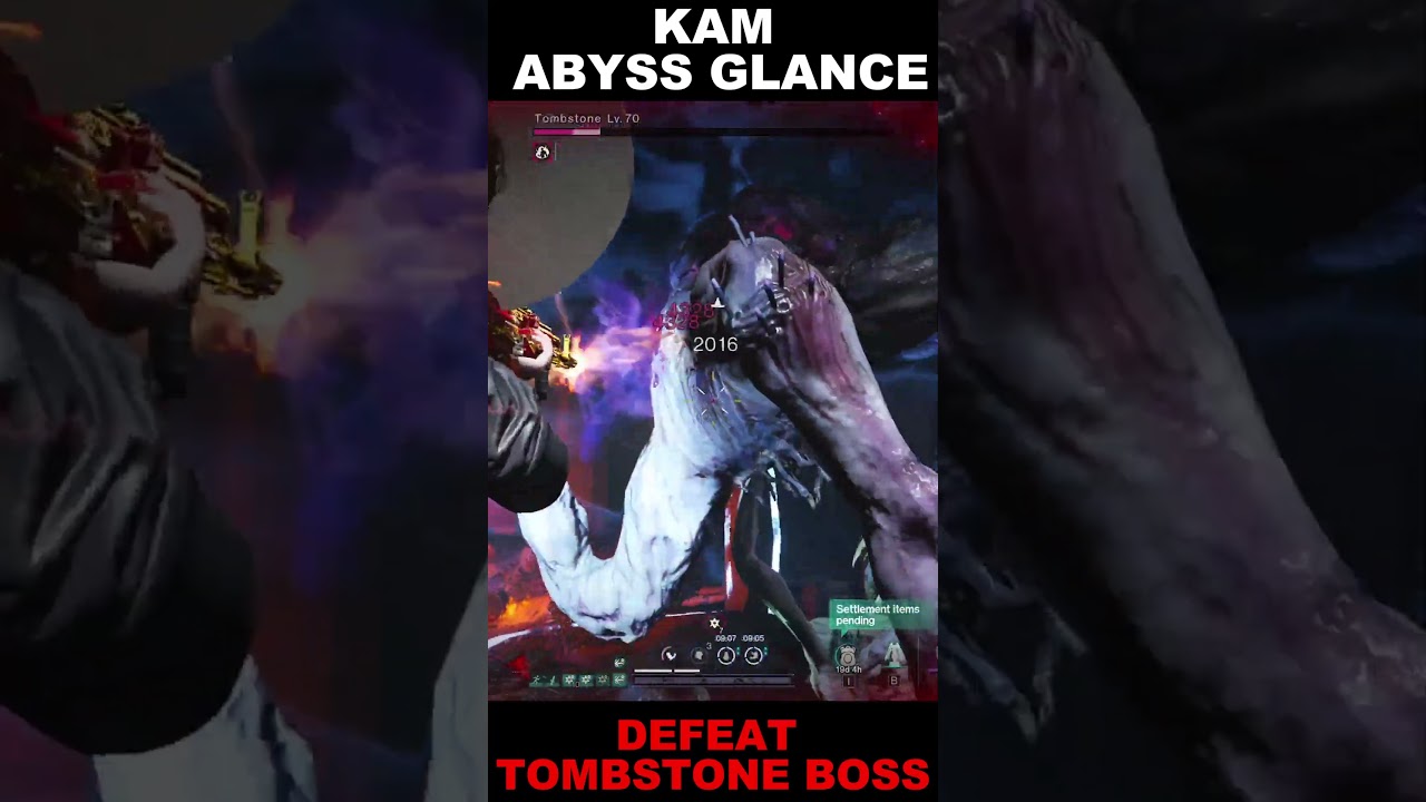ABYSS GLANCE BUFF DEFEAT TOMBSTONE BOSS IN 7 SEC ONCE HUMAN 