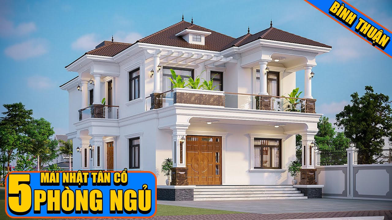 Siêu phẩm biệt thự tân cổ điển với chủ đạo màu TRẮNG, NÂU, cực to cực rộng tại Bình Thuận | MH03828