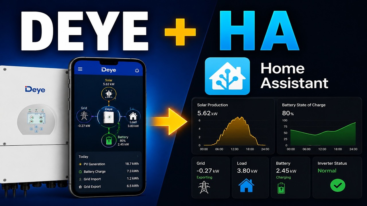 How To Integrate a Deye Inverter into Home Assistant | 2026 Guide