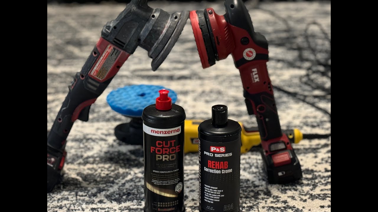New P & S REHAB Correction Cream vs  Menzerna Cut Force Pro