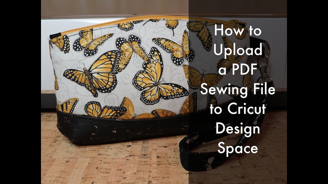 How to Upload a PDF Sewing Pattern to Cricut Design Space on iPad-Part One