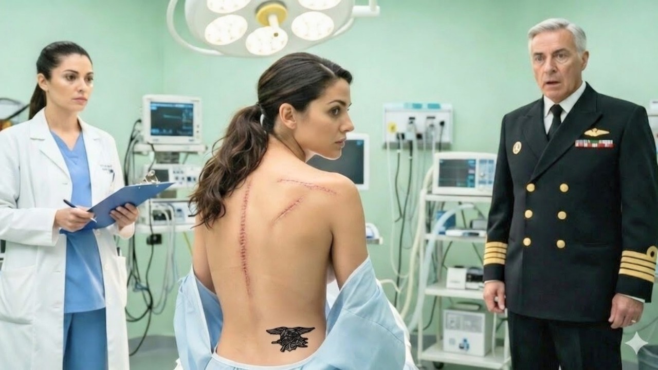 “Why Are You Here?” She Had a Routine Medical Check — Until the SEAL Admiral Saw Her Special Scars