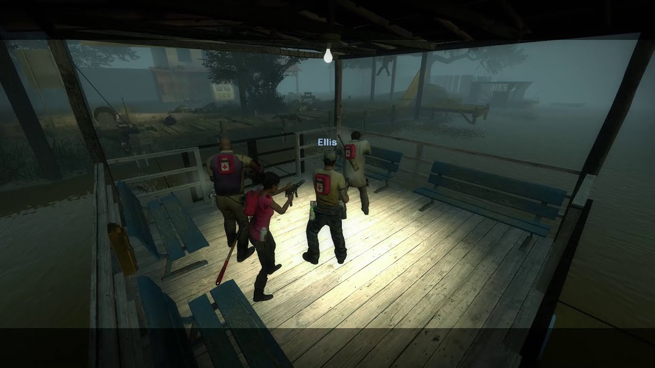 Left 4 Dead 2 - Bots complete Swamp Fever (Advanced) on their own