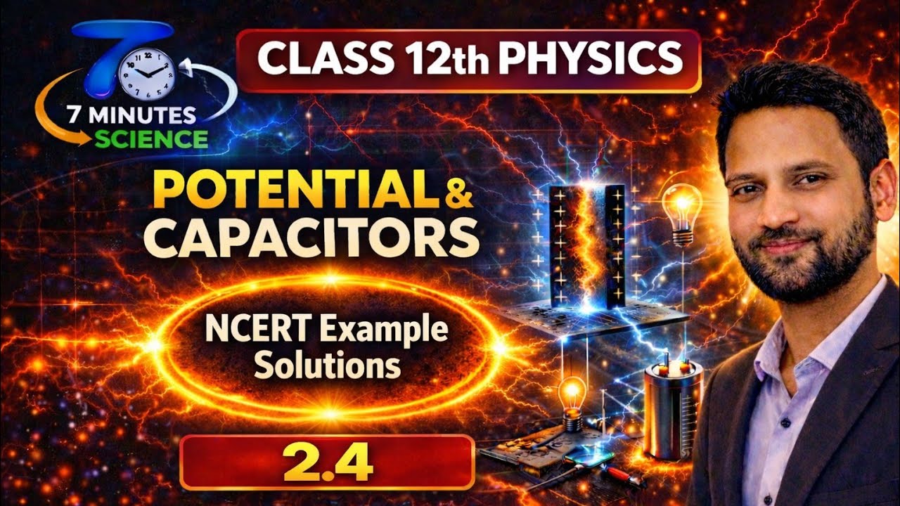 NCERT Example 2.4 || CLASS 12TH Physics || Ch-2 Electrostatic potential and capacitor 