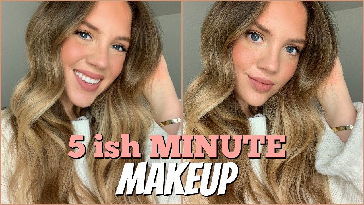 MY 5ish MINUTE MAKEUP | quick, fast & easy makeup | Elanna Pecherle 2019