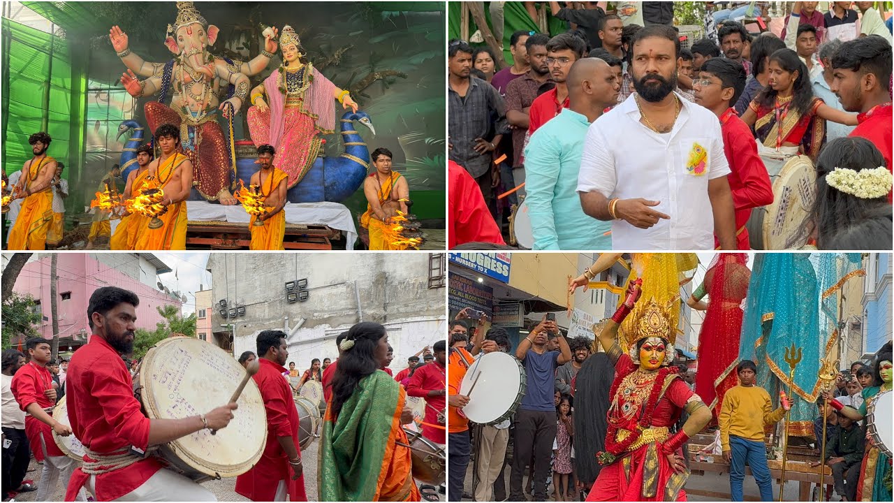 Bowenpally Pappu Patel Ganesh Nimarjjanam 2025 | Bowenpally Pappu Patel Ganesh Shoba Yatra 2025 