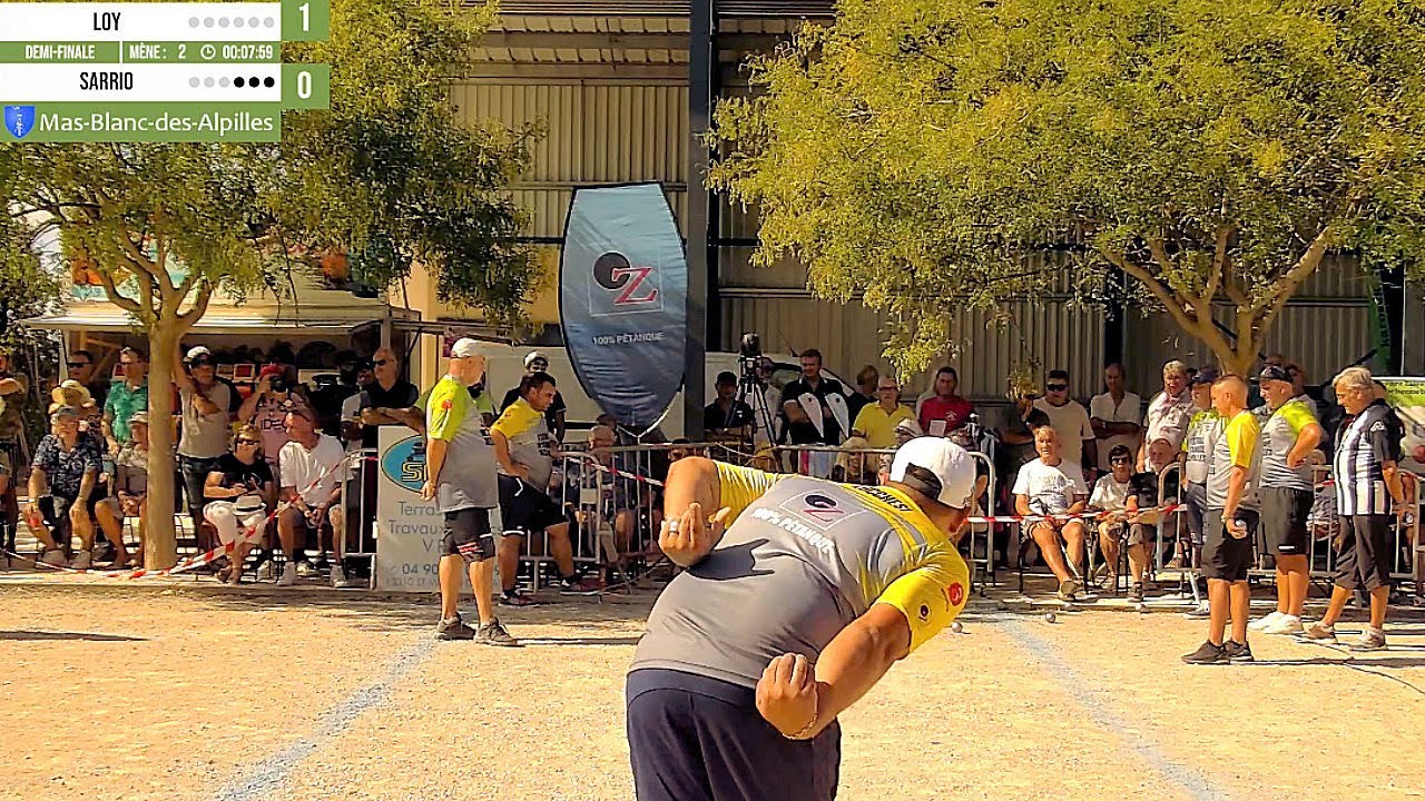 Demi-finale LOY vs SARRIO : 5e Festival de pétanque des Alpilles