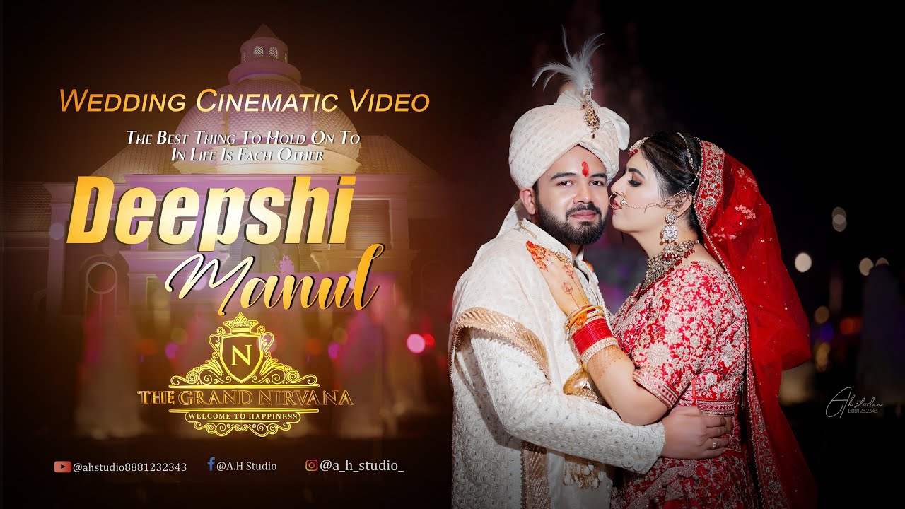Deepshi❤Manul../.shoot in The Grand Nirvana bareilly../wedding highlight/book now 8881232343