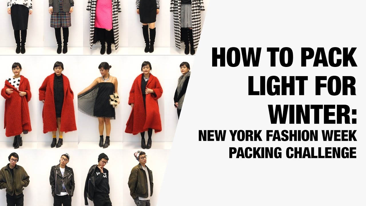 How to Pack Light for Winter - New York Winter Packing Challenge | Chictopia