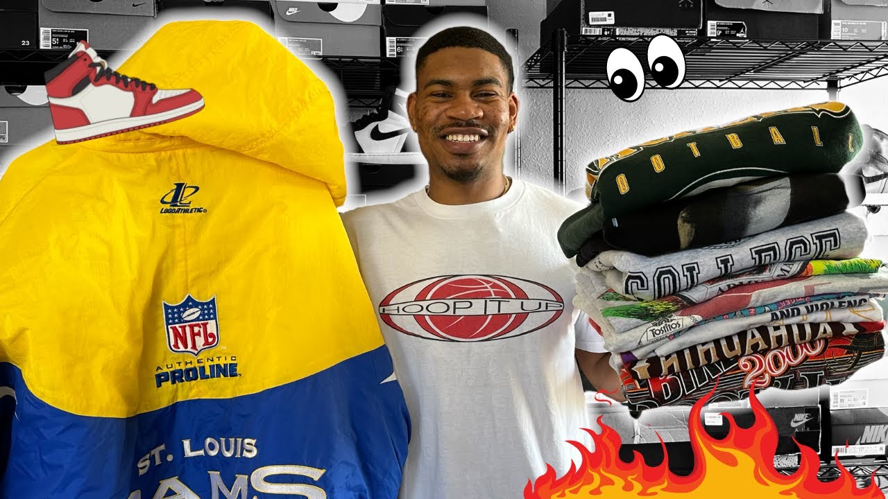 BUYING VINTAGE CLOTHES IN BULK + DOING LOCAL SNEAKER MEETUPS!