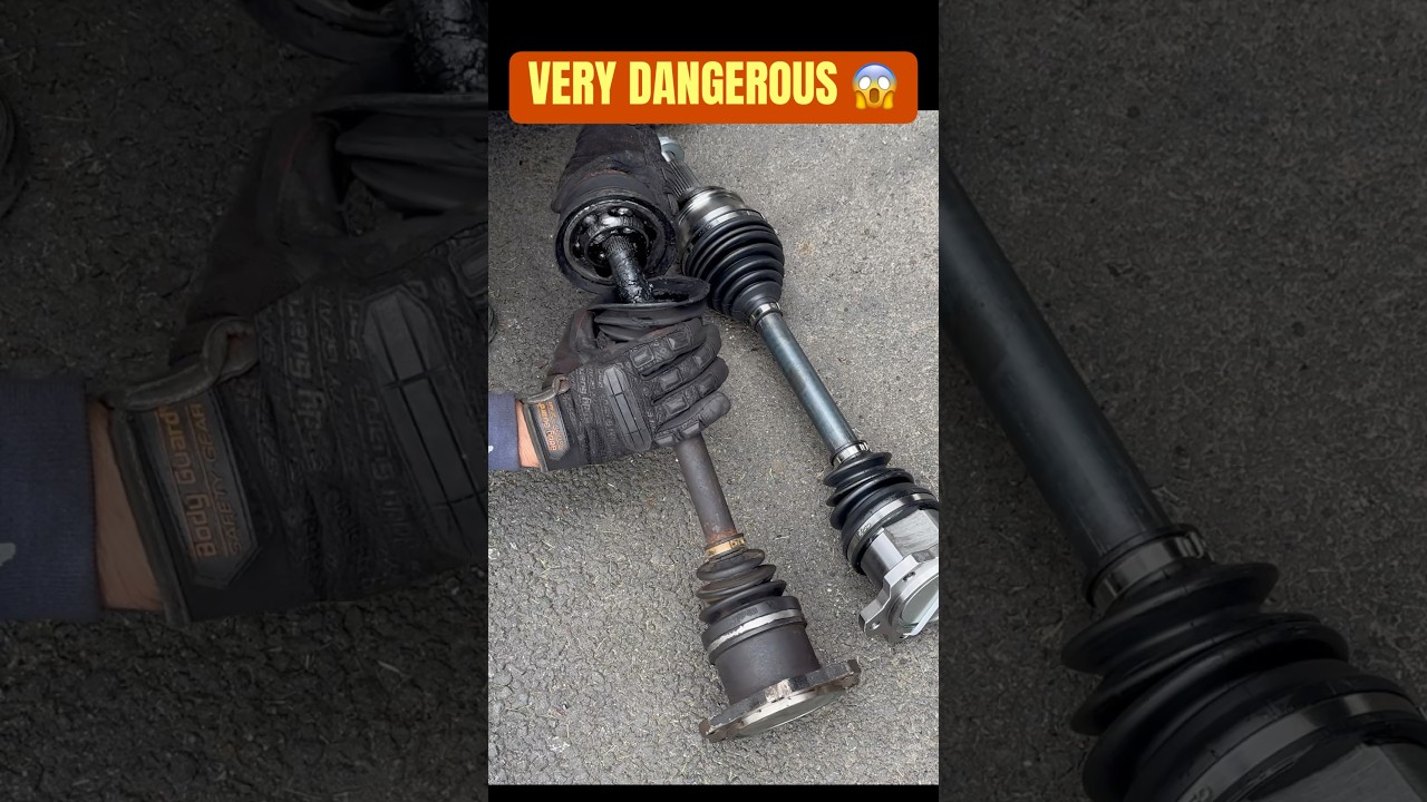 THIS IS WHAT A BAD CV AXLE LOOKS LIKE