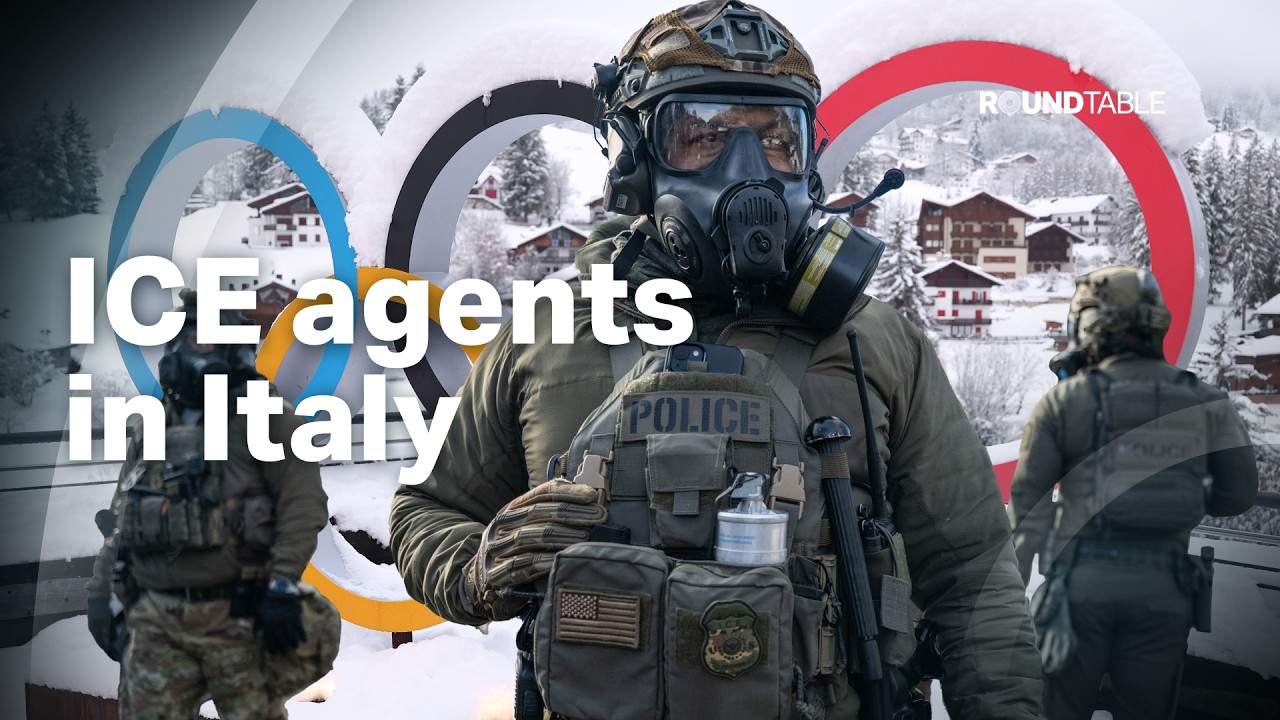 Why are ICE agents at the Winter Olympics in Italy?