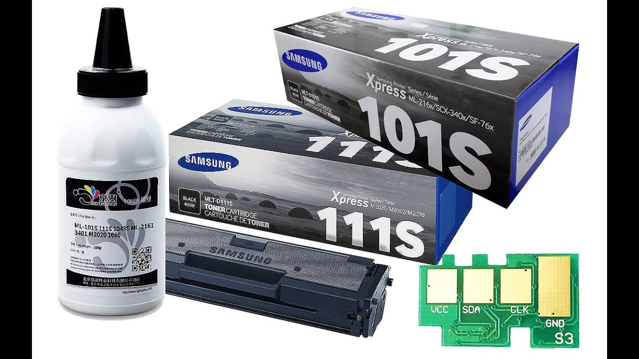 How to Refill Samsung D101S / D111S & Xerox 3020 / WC3025 Toner – Chip & OPC Drum Replacement