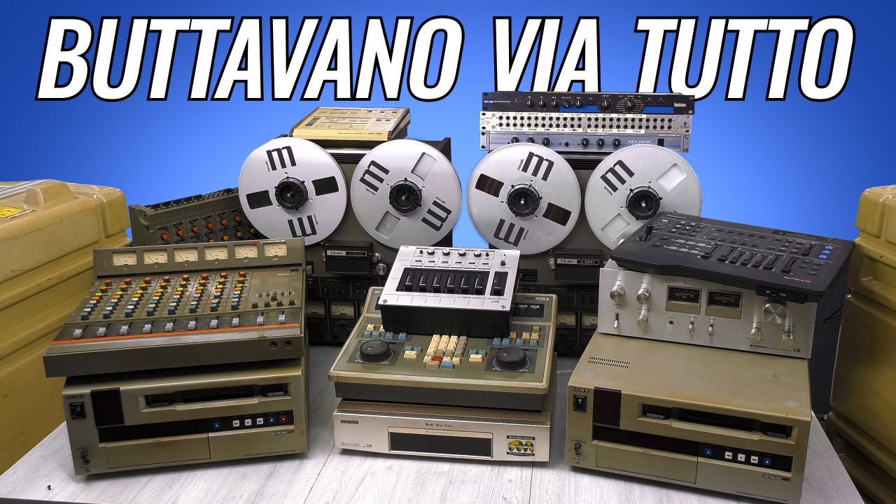 Uno studio segreto da smantellare - Ricreo l'effetto Flanger di Les Paul (feat.@Luk74Channel )