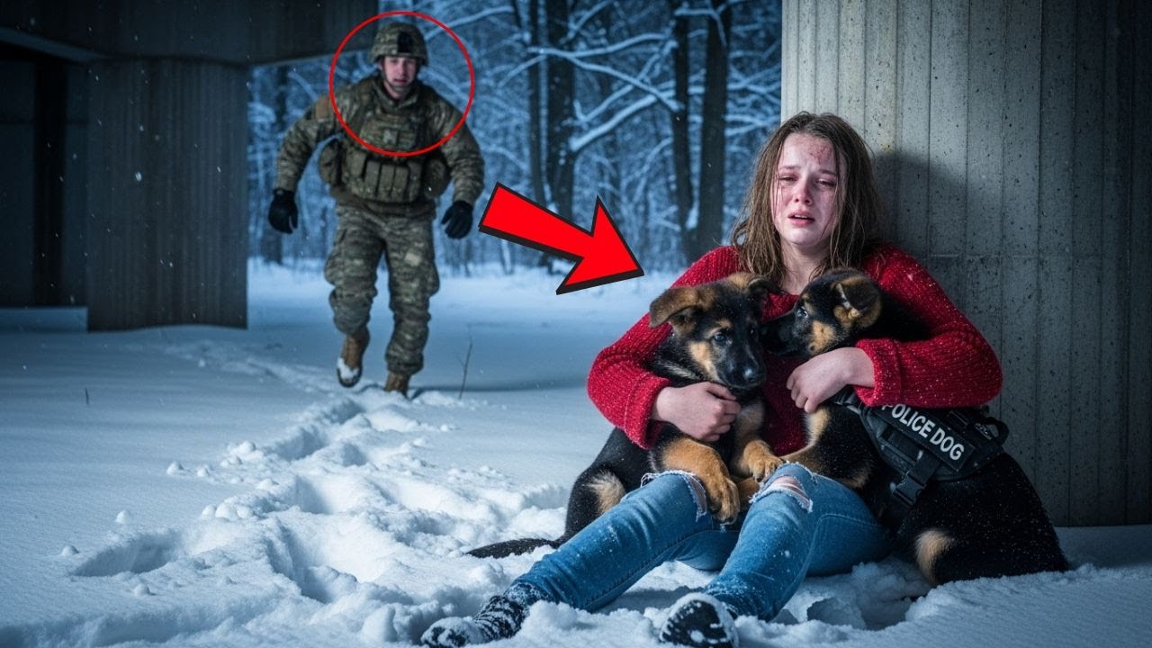 She Whispered I’ll Be Good, Mom - A Marine Who Found Her with Two Police Dog Pups Will Never Forget