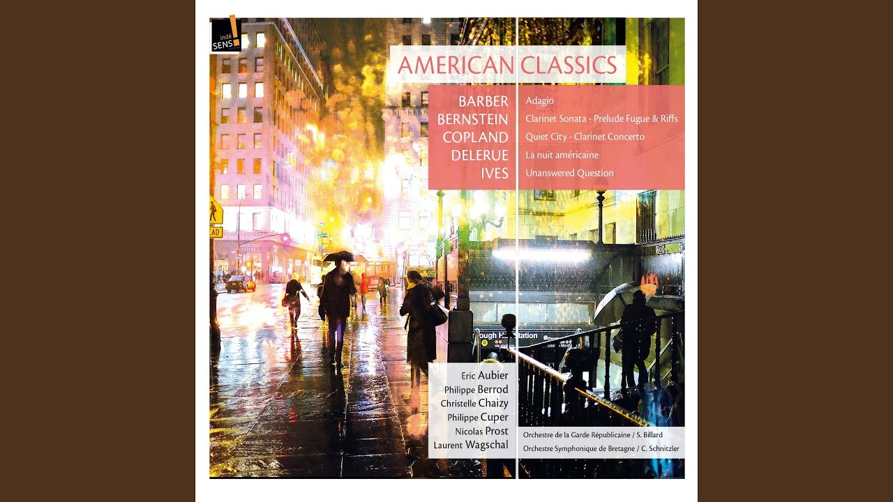 Quiet City for Trumpet, Clarinet, Saxophone and Piano