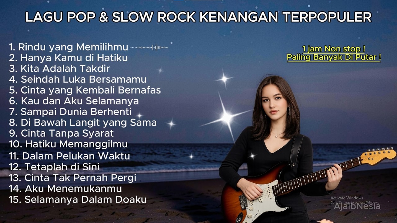 LAGU POP & SLOW ROCK KENANGAN TERPOPULER | TEMANI PERJALANANMU 🎸