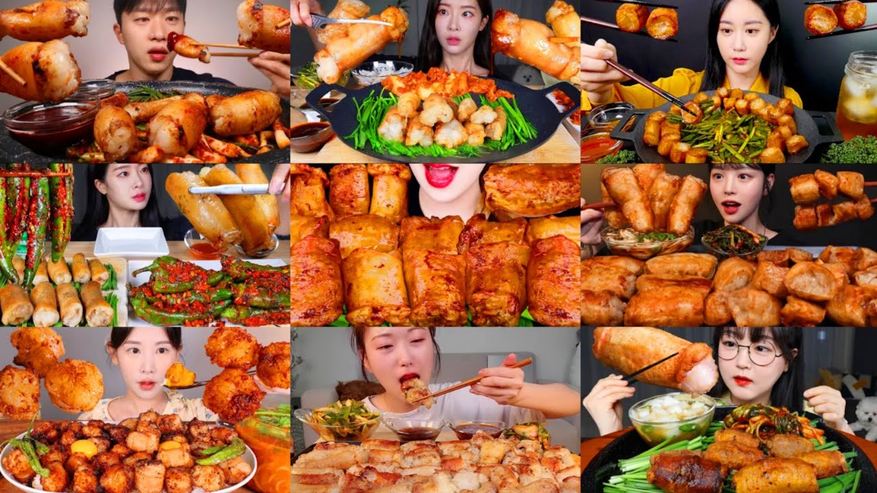 BEST SATISFYING BEEF INTESTINES MUKBANG COMPILATION * KOREAN DAECHANG EATING SHOW REAL SOUND ASMR