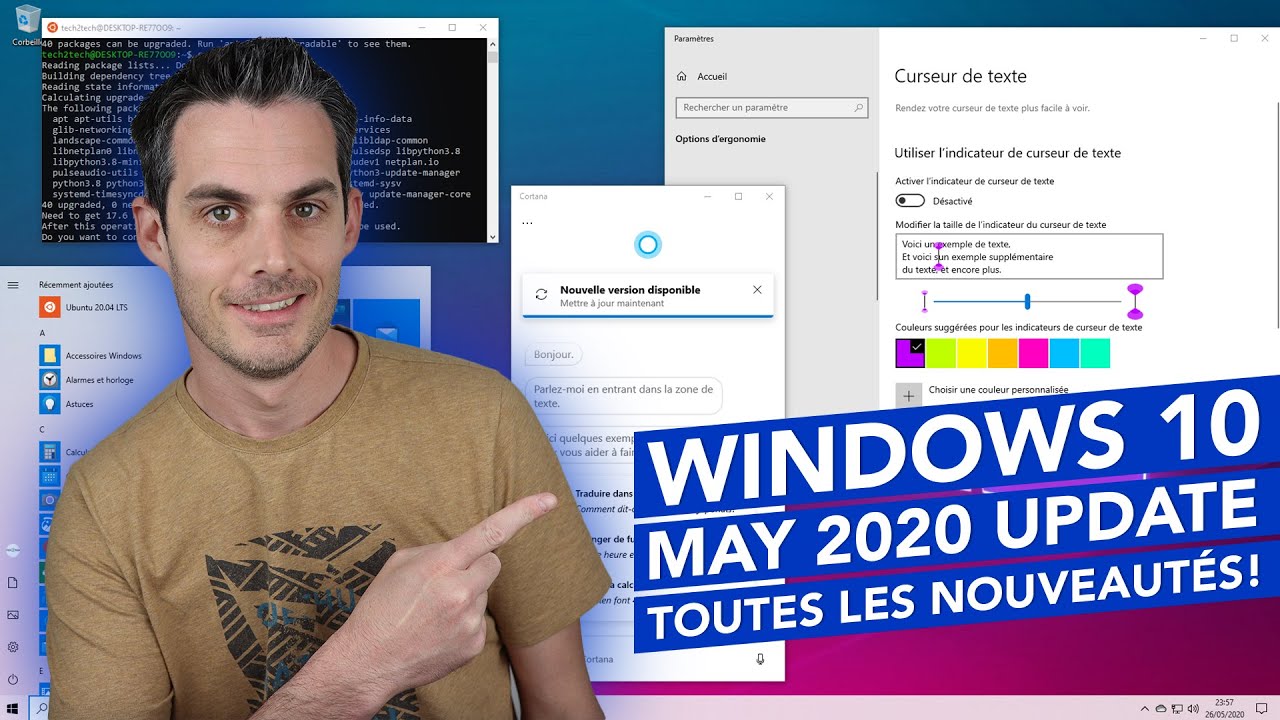 Windows 10 May 2020 Update (2004) : Toutes les nouveaut&eacute;s !