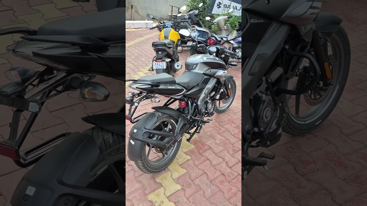 brand new bajaj pulsar NS125 grey color 🤍 🤍 bike  #foryou #video @ymnvlogs